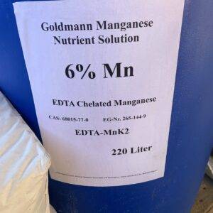 Goldmann Manganese Nutrient Solution 6% Mn EDTA chelated 220 l barrel